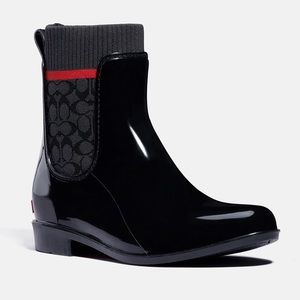 New Coach Women's Rain Bootie Size 11US. In box, never worn!